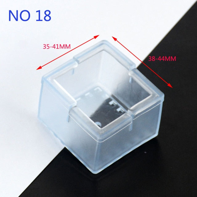 8/16Pcs/Lots Table Chair Leg Mat Silicone Non-slip Chair Leg Caps Foot Protection Cover Pads Wood Floor Protectors 12/24/32Pcs
