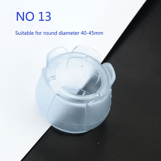 8/16Pcs/Lots Table Chair Leg Mat Silicone Non-slip Chair Leg Caps Foot Protection Cover Pads Wood Floor Protectors 12/24/32Pcs