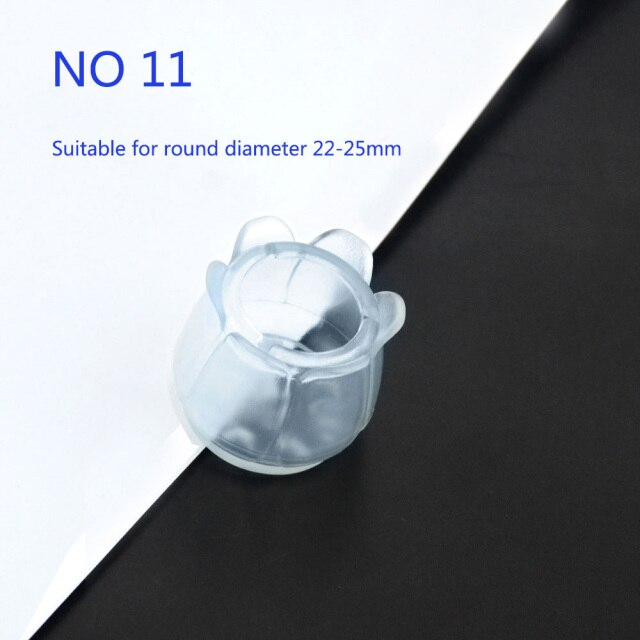 8/16Pcs/Lots Table Chair Leg Mat Silicone Non-slip Chair Leg Caps Foot Protection Cover Pads Wood Floor Protectors 12/24/32Pcs