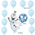 elsa Disney Frozen princess helium balloons 32inch number Baby shower girl foil globos birthday party decorations kids toys