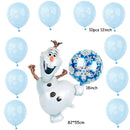 elsa Disney Frozen princess helium balloons 32inch number Baby shower girl foil globos birthday party decorations kids toys