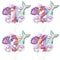 Little Mermaid Party Balloons 32inch Number Foil Balloon Kids Birthday Party Decoration Supplies Baby Shower Decor Helium Globos