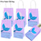 Little Mermaid Party Balloons 32inch Number Foil Balloon Kids Birthday Party Decoration Supplies Baby Shower Decor Helium Globos