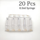 Noninvasive Nebulizer Disposable 0.3ML Syringe Ampoule Head Needle For Hyaluron Pen Meso Injection Gun Anti-wrinkle Lip Filling