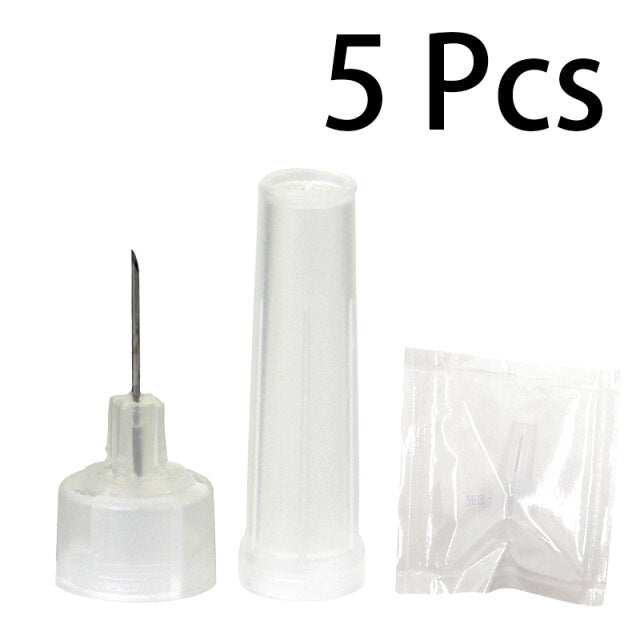 Noninvasive Nebulizer Disposable 0.3ML Syringe Ampoule Head Needle For Hyaluron Pen Meso Injection Gun Anti-wrinkle Lip Filling