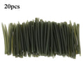 100PCS Terminal Carp Fishing Anti Tangle Sleeves Connect with Fishing Hook Rubber Tip Tube Positioner Terminal Fishing Tackles