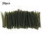 100PCS Terminal Carp Fishing Anti Tangle Sleeves Connect with Fishing Hook Rubber Tip Tube Positioner Terminal Fishing Tackles