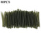 100PCS Terminal Carp Fishing Anti Tangle Sleeves Connect with Fishing Hook Rubber Tip Tube Positioner Terminal Fishing Tackles