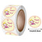 Thank You Stickers Labels Seals Thank You for Supporting My Small Business Stickers Roll Round Kraft Pink Black Labels For Shop