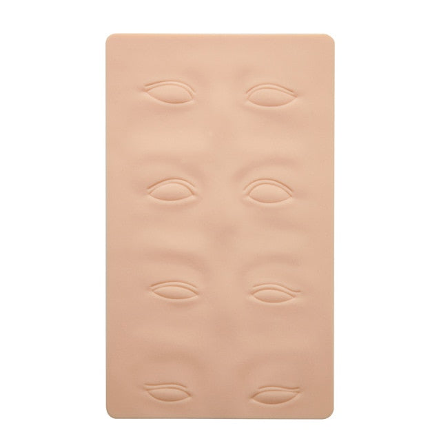 3D Silicone Permanent Makeup Tattoo Training Practice Fake Skin Blank Eye Lips Face For Microblading Tattoo Machine Beginner 1p