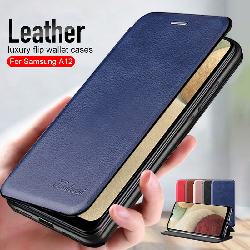 for samsung galaxy a12 a20s a32 case Leather Flip Book Wallet Phone Case for samsung a12 a02 a52 a72 a02s a22 a 12 cover coque