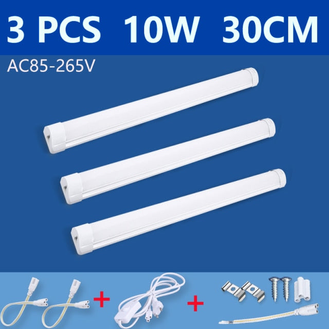 Led Lights Under Cabinet Light For Kitchen Cabinets Lamp 10W 20W T5 LED Cozinha Tube With Plug For Home Decoration 220V 110V