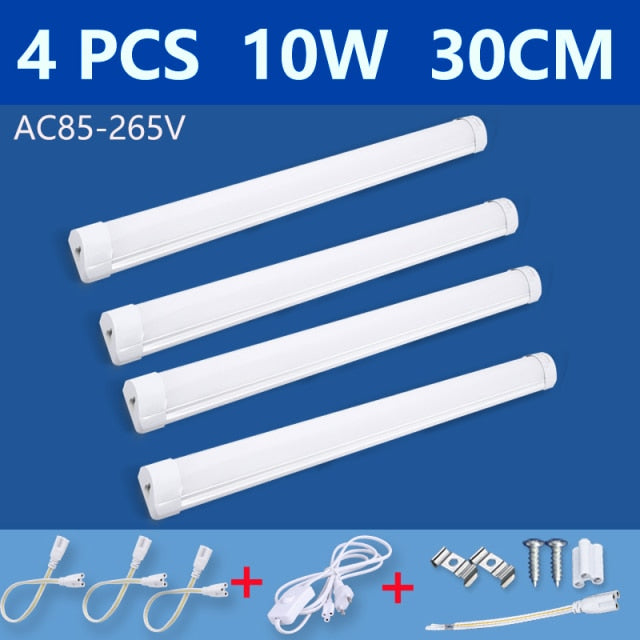 Led Lights Under Cabinet Light For Kitchen Cabinets Lamp 10W 20W T5 LED Cozinha Tube With Plug For Home Decoration 220V 110V