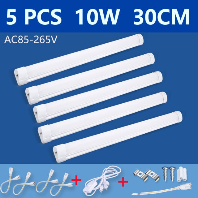 Led Lights Under Cabinet Light For Kitchen Cabinets Lamp 10W 20W T5 LED Cozinha Tube With Plug For Home Decoration 220V 110V