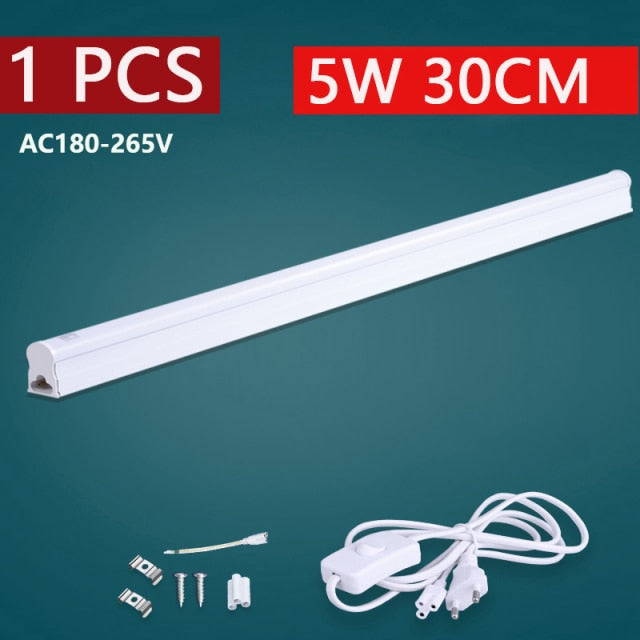 Led Lights Under Cabinet Light For Kitchen Cabinets Lamp 10W 20W T5 LED Cozinha Tube With Plug For Home Decoration 220V 110V