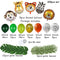 109pcs Palm Leaf Animal Balloons Garland Arch Kit Jungle Safari Party Supplies Favors Kids Birthday Party Baby Shower Boy Decor