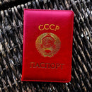 Russian CCCP Ussr Passport Cover Soviet Leather Covers for Passports Ussr Card Holder Men Passport-cover Cover of The Passport