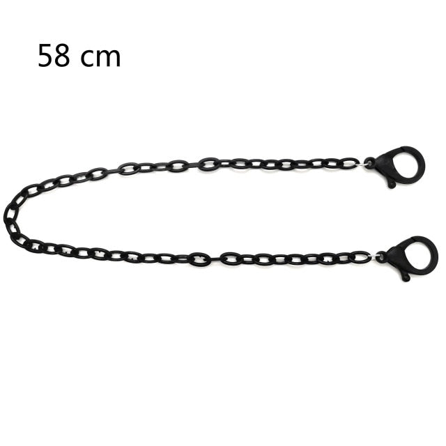 New Adjustable Acrylic Mask Lanyard Mask storage artifact Portable mask storage chain Student chains for storing masks holder