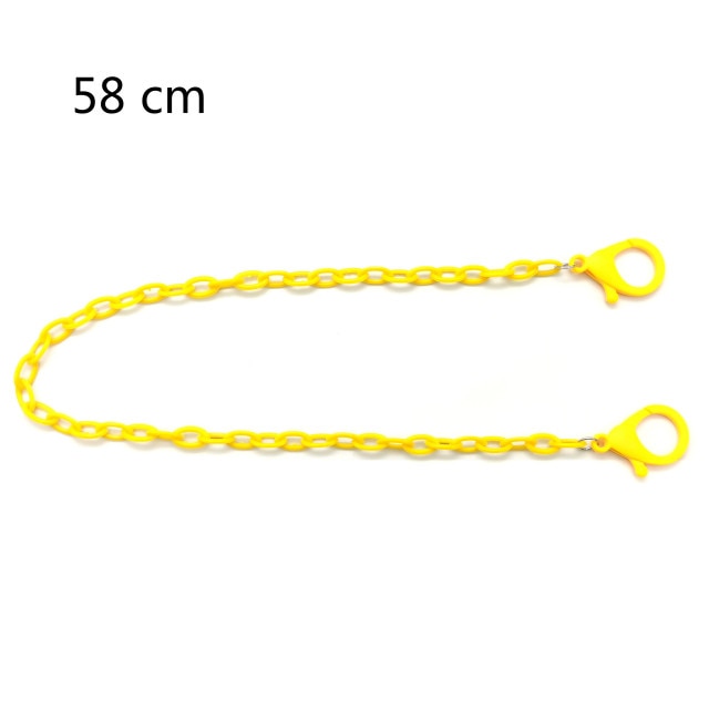 New Adjustable Acrylic Mask Lanyard Mask storage artifact Portable mask storage chain Student chains for storing masks holder