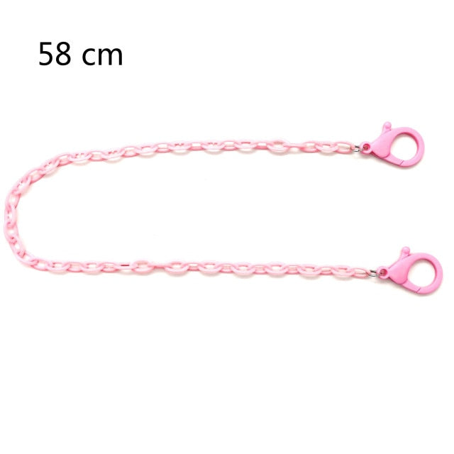 New Adjustable Acrylic Mask Lanyard Mask storage artifact Portable mask storage chain Student chains for storing masks holder