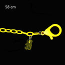 New Adjustable Acrylic Mask Lanyard Mask storage artifact Portable mask storage chain Student chains for storing masks holder