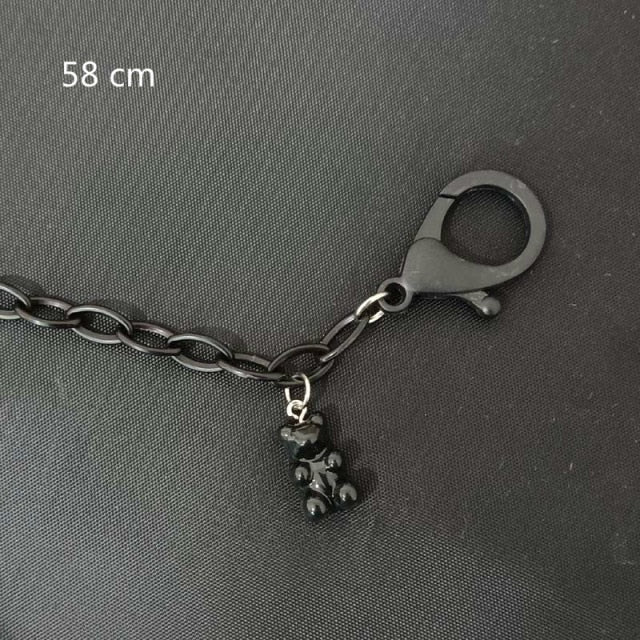 New Adjustable Acrylic Mask Lanyard Mask storage artifact Portable mask storage chain Student chains for storing masks holder