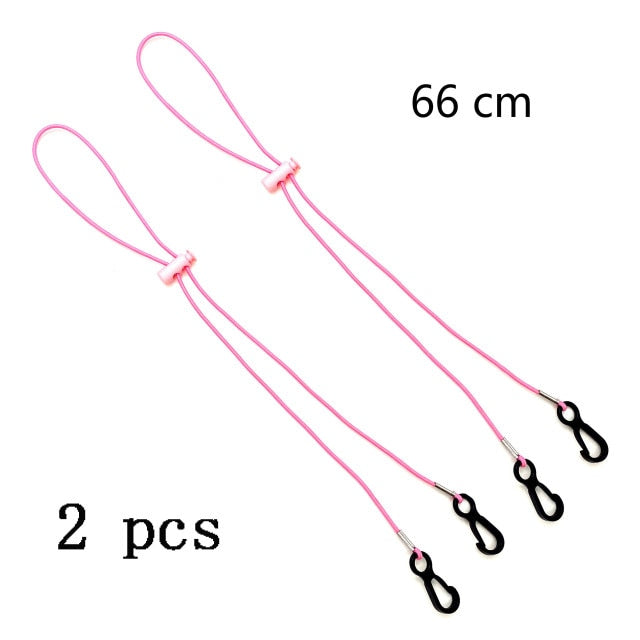 New Adjustable Acrylic Mask Lanyard Mask storage artifact Portable mask storage chain Student chains for storing masks holder