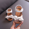 Casual Butterfly-knot Non-slip Soft Kid Toddler Baby Shoes Summer Korean Little Children's Girls Princess Open Toe Beach Sandals