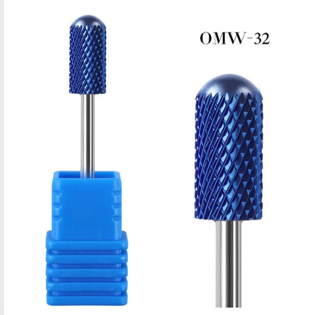 Carbide Tungsten Nail Bits Milling Cutter Burrs Electric Nail Drill Bit Pedicure  Cuticle Clean Tools For Manicure Buffers Drill