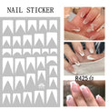 HZ Korea 2019 Summer Sweet Cute Colorful Flower Nail Sticker Waterproof Design Nail Decals For Women Girls Party Accessories
