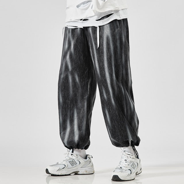 2021 Men's Harem Pants New Fashion Jogger Sweatpants Korean Man Loose Oversized Trousers Funny Streetwear Male Casual Pants 5XL