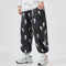 2021 Men's Harem Pants New Fashion Jogger Sweatpants Korean Man Loose Oversized Trousers Funny Streetwear Male Casual Pants 5XL