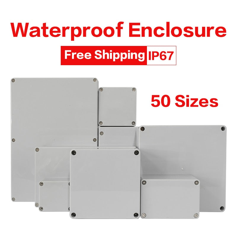 Outdoor Waterproof Case Enclosure Plastic Box Electronic Project Case Waterproof Junction Box for Electronics