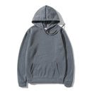 Tracksuit Men Fashion Hoodies Men Suits Solid Sets Men Sweatshirts+Sweatpants Spring Autumn Fleece Hooded Pullover 2 Pieces Set