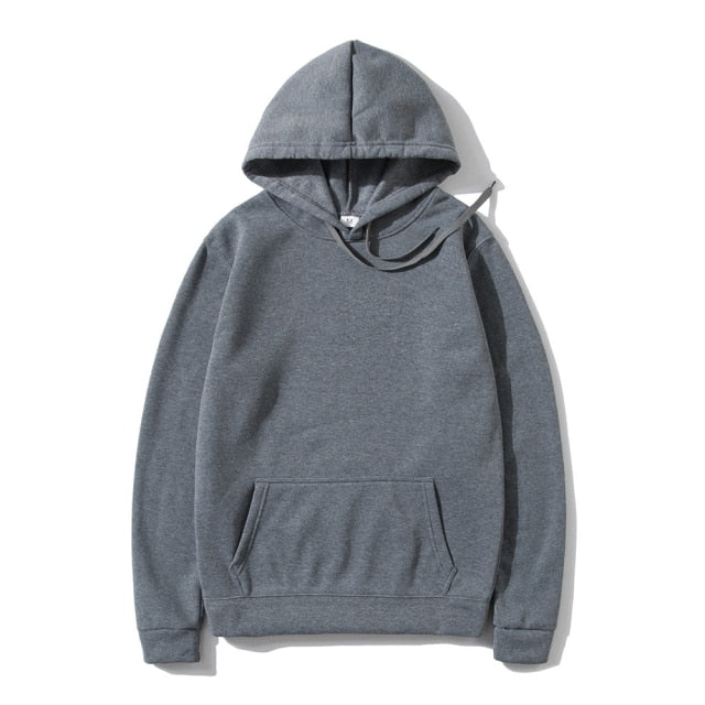 Tracksuit Men Fashion Hoodies Men Suits Solid Sets Men Sweatshirts+Sweatpants Spring Autumn Fleece Hooded Pullover 2 Pieces Set