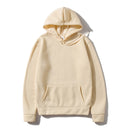 Tracksuit Men Fashion Hoodies Men Suits Solid Sets Men Sweatshirts+Sweatpants Spring Autumn Fleece Hooded Pullover 2 Pieces Set