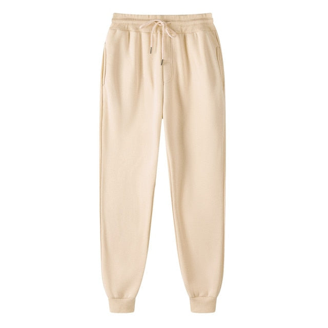 Tracksuit Men Fashion Hoodies Men Suits Solid Sets Men Sweatshirts+Sweatpants Spring Autumn Fleece Hooded Pullover 2 Pieces Set