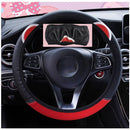 Cute Cartoon Cat Ear Steering Wheel Cover for Women Universal Car-styling Steering-Wheel Covers Auto Decoration Accessories