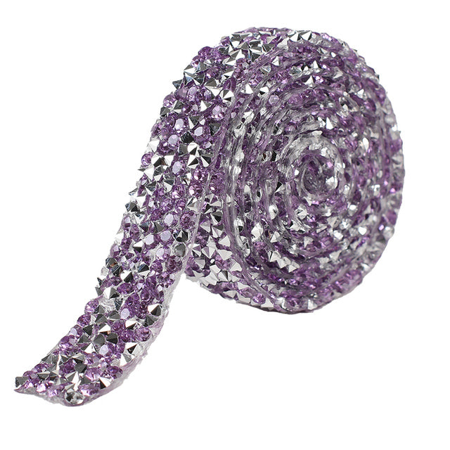 1 Roll Rhinestones Tape/Resin Crystal Rhinestones Trimming Wedding Rhinestones /Rhinestone Ribbon for DIY Shoes Banding Garment