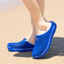 PULOMIES Men and Women Winter Slippers Fur Slippers Warm Fuzzy Plush Garden Clogs Mules Slippers Home Indoor Couple Slippers