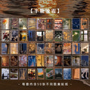 50pcs/plant landscape stationery stickers writable butterfly stickers bullet diary Korea stationery stickers aesthetics