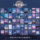 50pcs/plant landscape stationery stickers writable butterfly stickers bullet diary Korea stationery stickers aesthetics