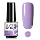 LILYCUTE 7ML Semi-transparent Nail Gel Rose Gold Nude Color Glitter Gel Soak Off UV Led Nail Gel Polish Nail Art Varnishes