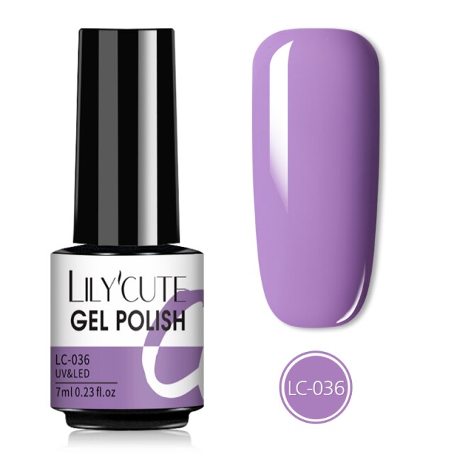 LILYCUTE 7ML Semi-transparent Nail Gel Rose Gold Nude Color Glitter Gel Soak Off UV Led Nail Gel Polish Nail Art Varnishes