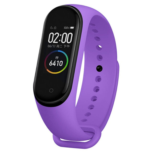 Strap for Xiaomi Mi Band 6 5 4 3 Sport Wristband Silicone Bracelet Mi Band 3 4 Band5 replacement straps For mi band 6 watch band