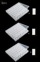 56/28/8 Slots Plastic Storage Box Diamond Painting Kits Nail Art Rhinestone Tools Beads Storage Boxes Case Organizer Holder Sale