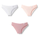 Julexy New 2021 Cotton Sexy Panties for Women Underpants Briefs Underwear Plus Size Pantys Lingerie 3PCS/Set 8 Solid Color