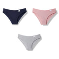 Julexy New 2021 Cotton Sexy Panties for Women Underpants Briefs Underwear Plus Size Pantys Lingerie 3PCS/Set 8 Solid Color