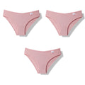 Julexy New 2021 Cotton Sexy Panties for Women Underpants Briefs Underwear Plus Size Pantys Lingerie 3PCS/Set 8 Solid Color