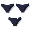 Julexy New 2021 Cotton Sexy Panties for Women Underpants Briefs Underwear Plus Size Pantys Lingerie 3PCS/Set 8 Solid Color